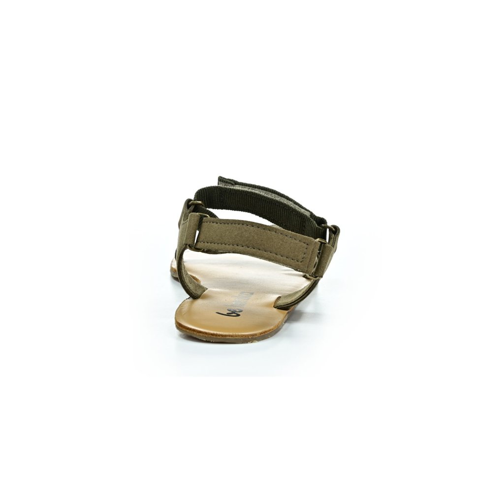 Be Lenka Flexi Olive Green Barfußsandalen