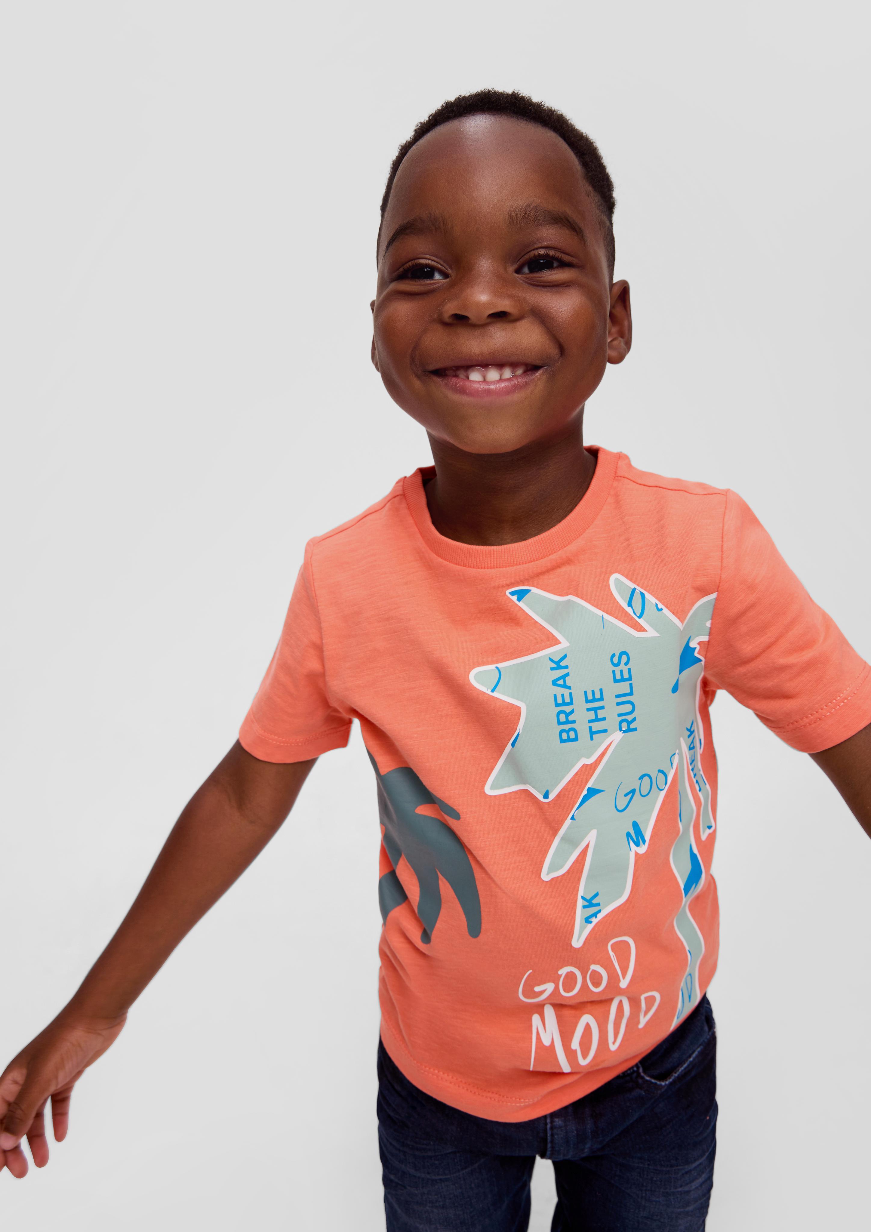 Baumwollshirt mit Print  2130690-2350