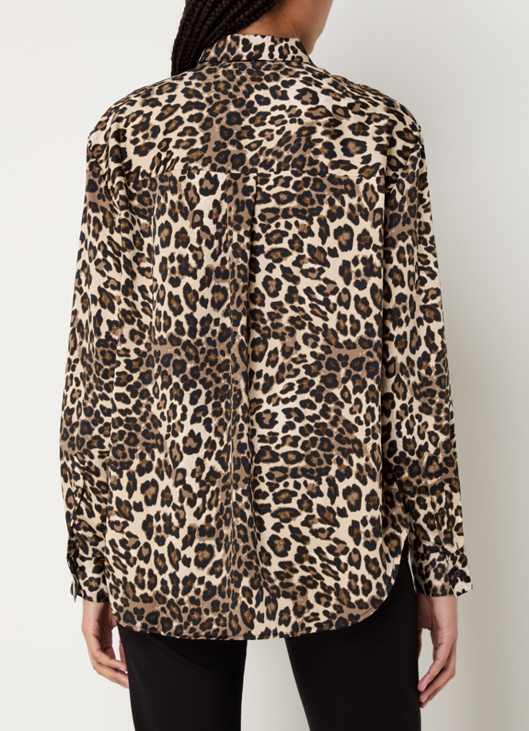 Bluză cu imprimeu leopard Modström Tipsy