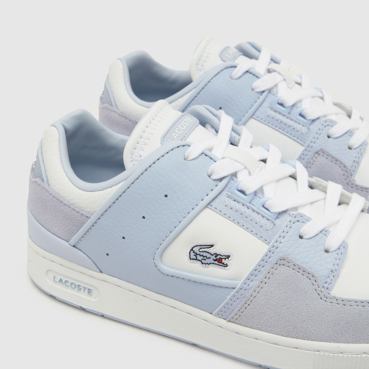 Lacoste Court Cage cipők fehér és kék színben