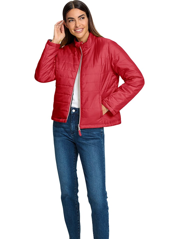 Heine Wende-Übergangsjacke in Rot/ Schwarz günstig kaufen