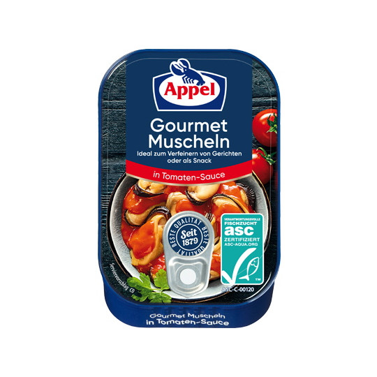 Appel Muscheln in Tomaten-Sauce 100G