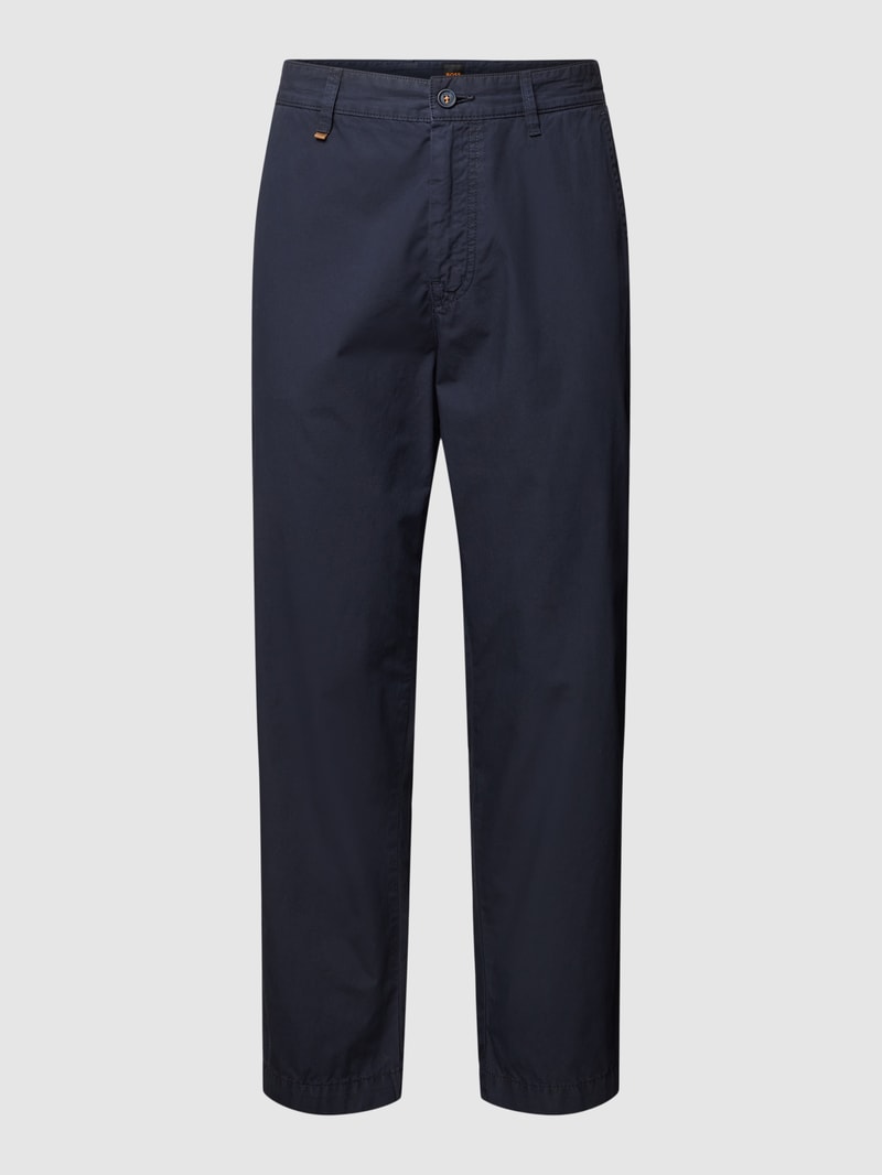 Hose mit Label-Details Modell 'STATUM' in marineblau