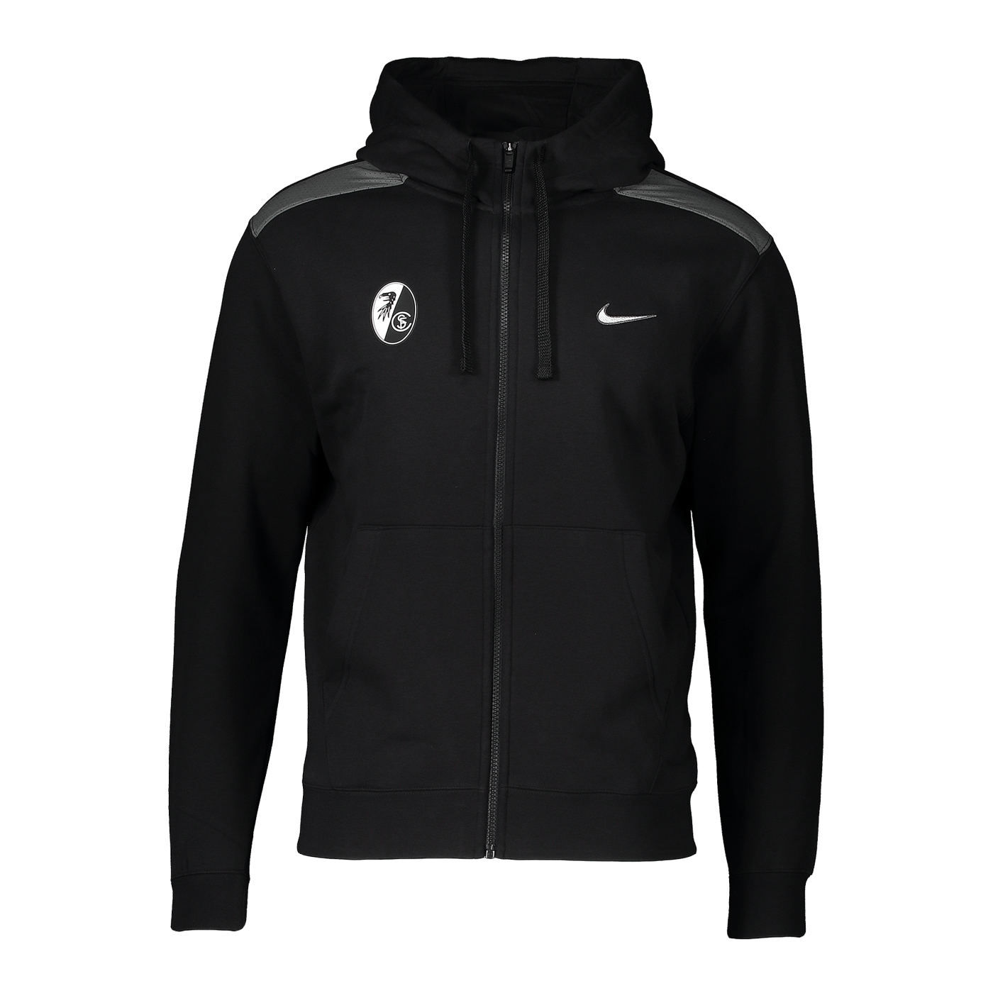 Nike SC Freiburg NSW Kapuzenjacke Schwarz F010