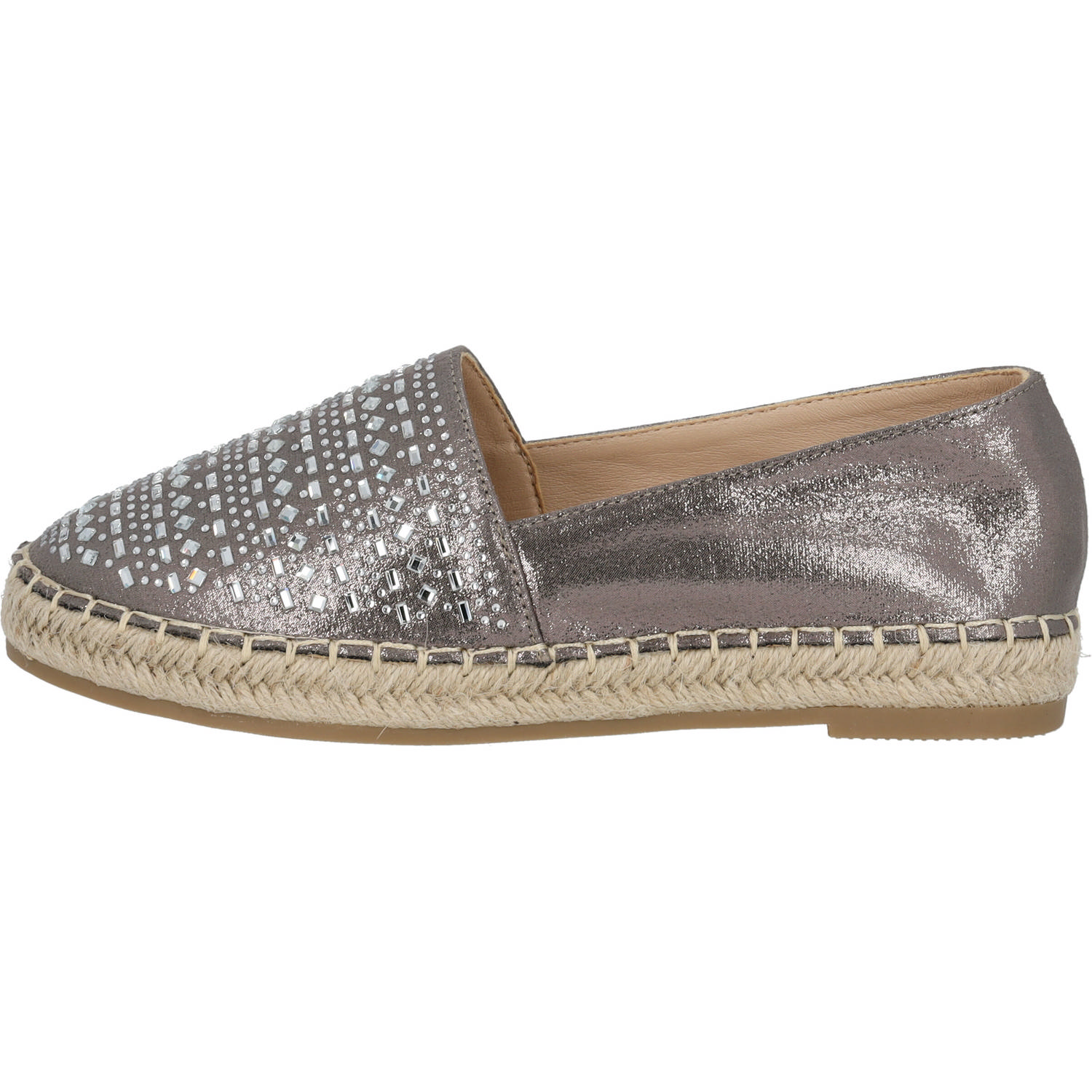Palado Chesu by Sila Sahin, Espadrilles, Damen, Grau Metallic