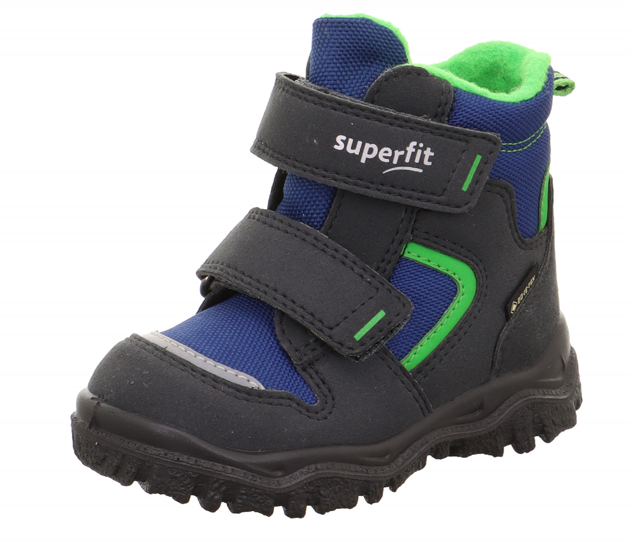 HUSKY1 - Grau/Grün Boots mit Klettverschluss