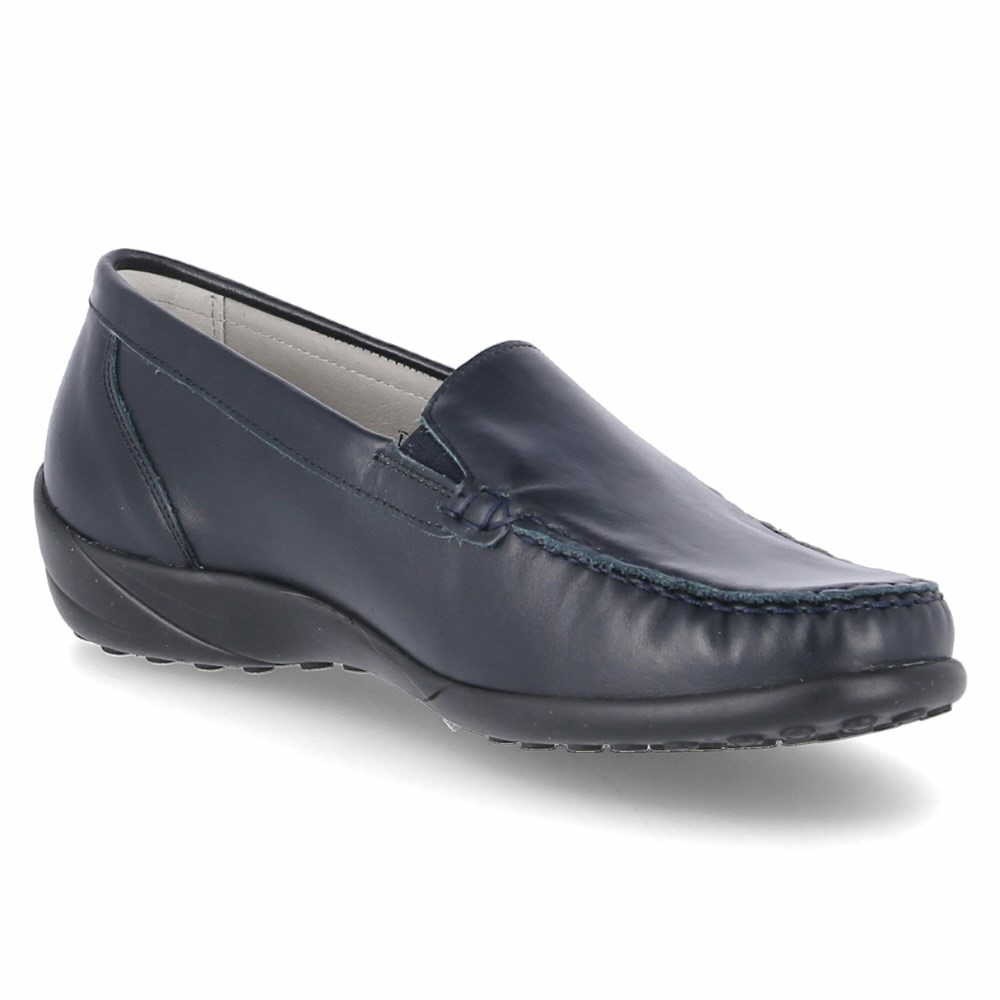WALDLÄUFER Komfort Slipper blau