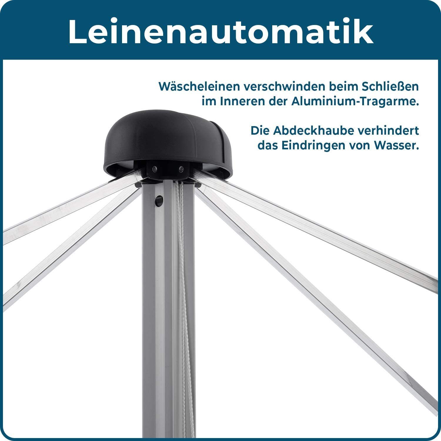 Blome Wäschespinne Blome Wäschespinne DuoMatic 60 meter Leineneinzug Automatik