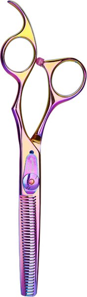 Olivia Garden SilkCut Effilierschere Japan Rainbow 6,35' (16 cm) Friseurschere