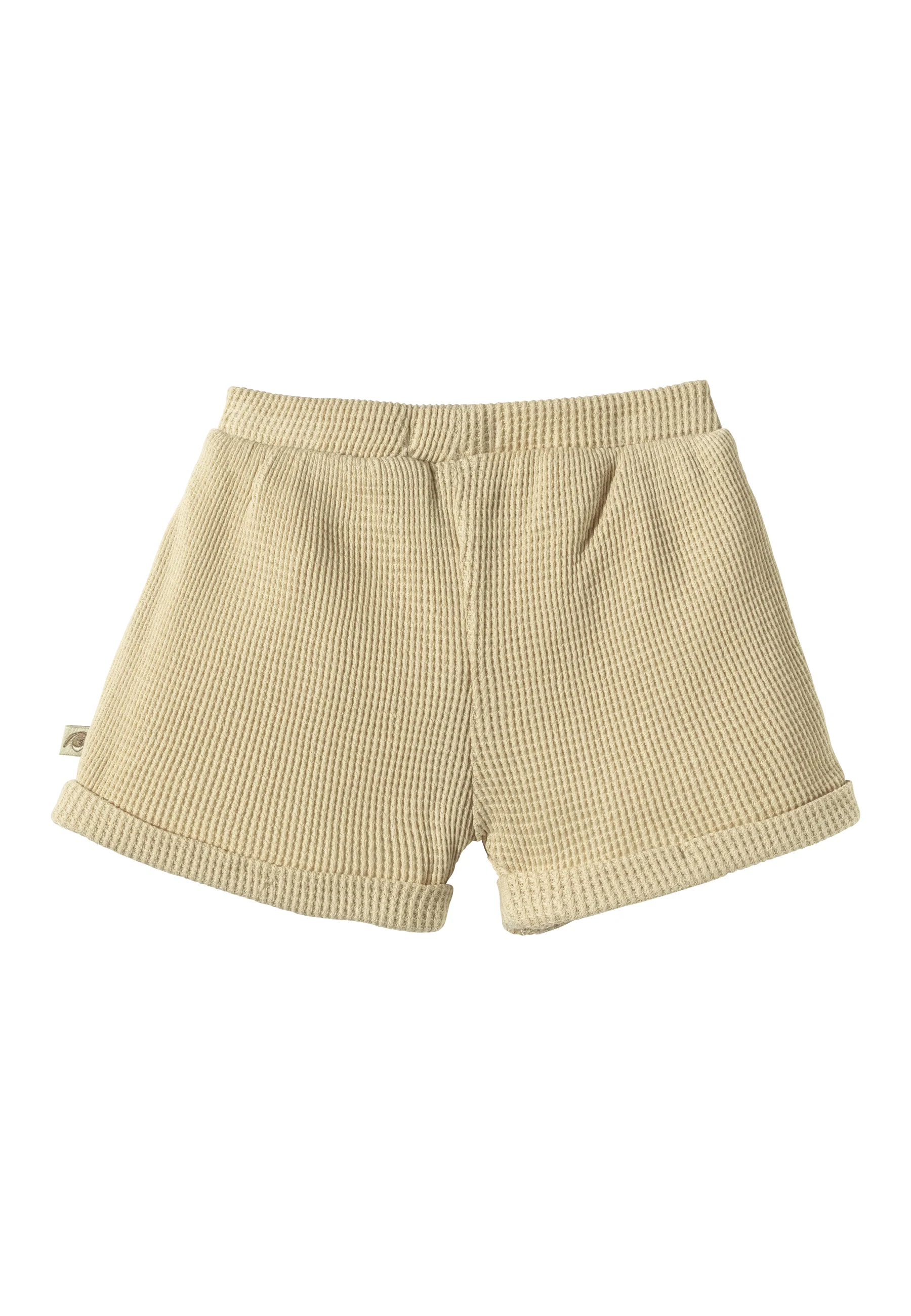 Shorts Sommer mit Deko-Knopfleiste in beige
