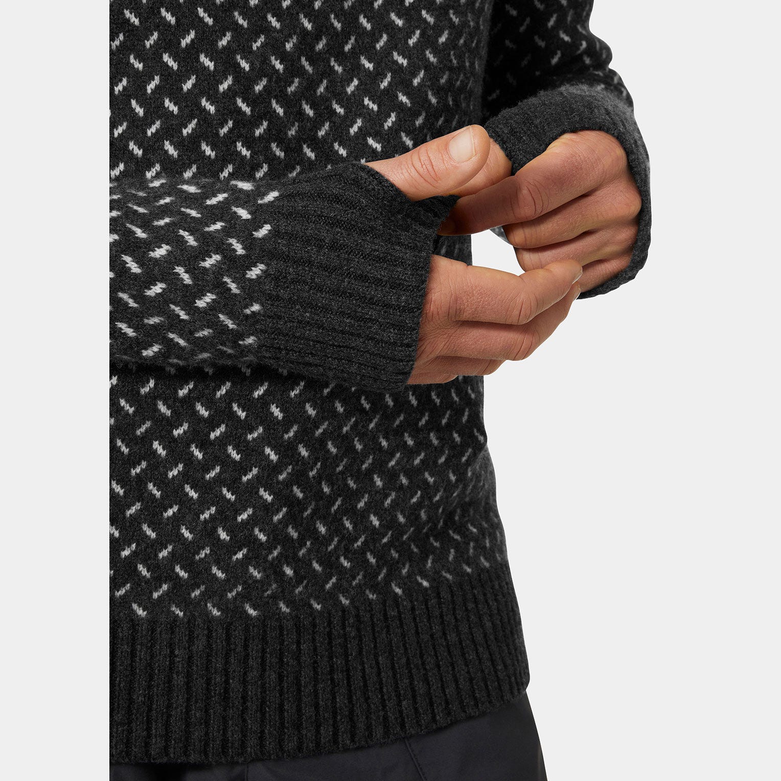 Men's Arctic Ocean Icelander Wool Knit ½ Zip Sweater