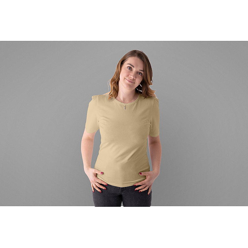 T-skjorte str S-XXL beige