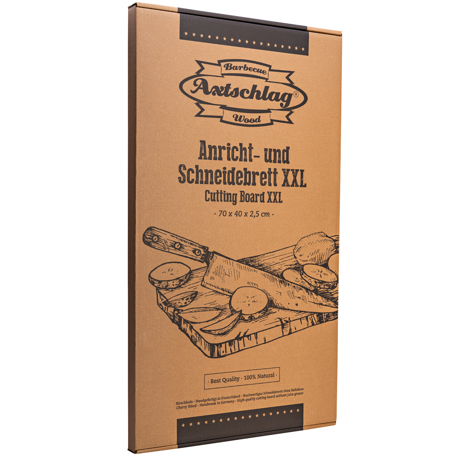 Axtschlag Anricht- und Schneidebretter