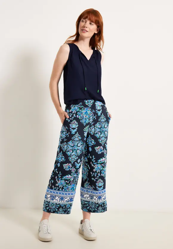 CECIL Casual Fit Hose mit Print