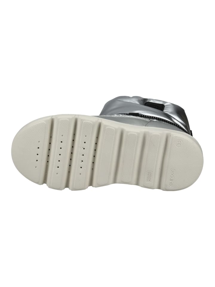 Geox Stiefelette in Silber/Schwarz günstig kaufen
