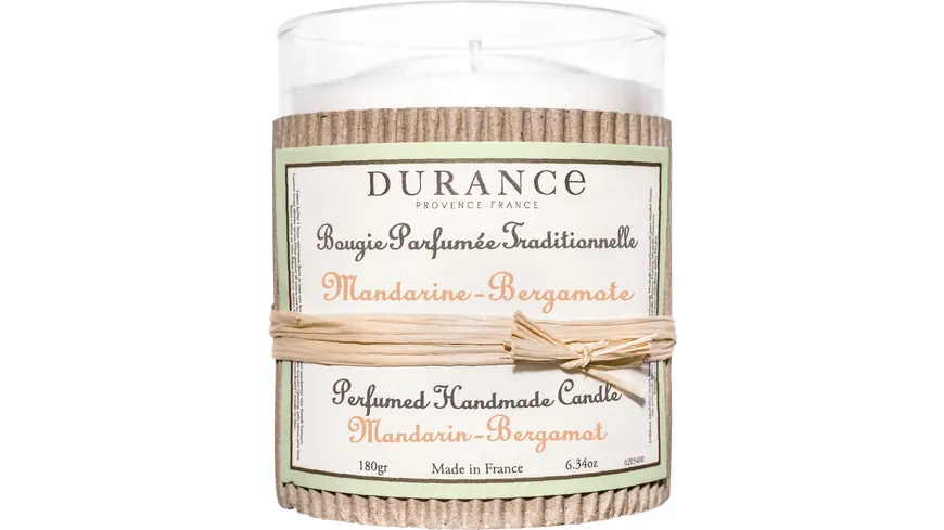 DURANCE Duftkerze Mandarine-Bergamotte 180 g