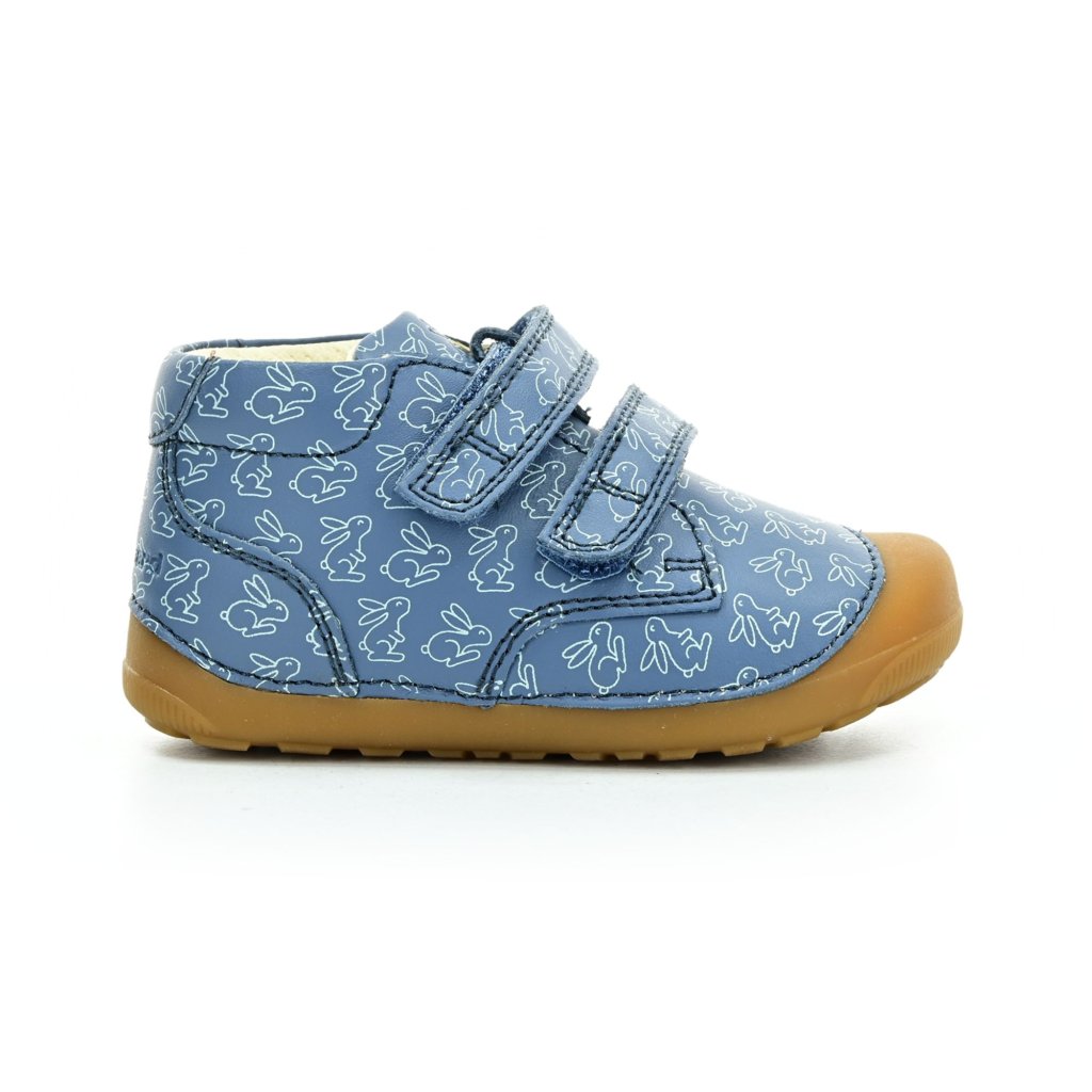 Bundgaard Petit Strap Rabbit Teal Barfußstiefeletten