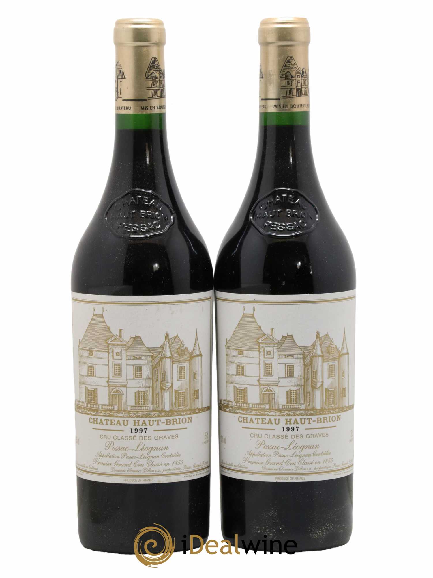 Château Haut Brion 1er Grand Cru Classé  1997 - Lot de 2 Bouteilles
