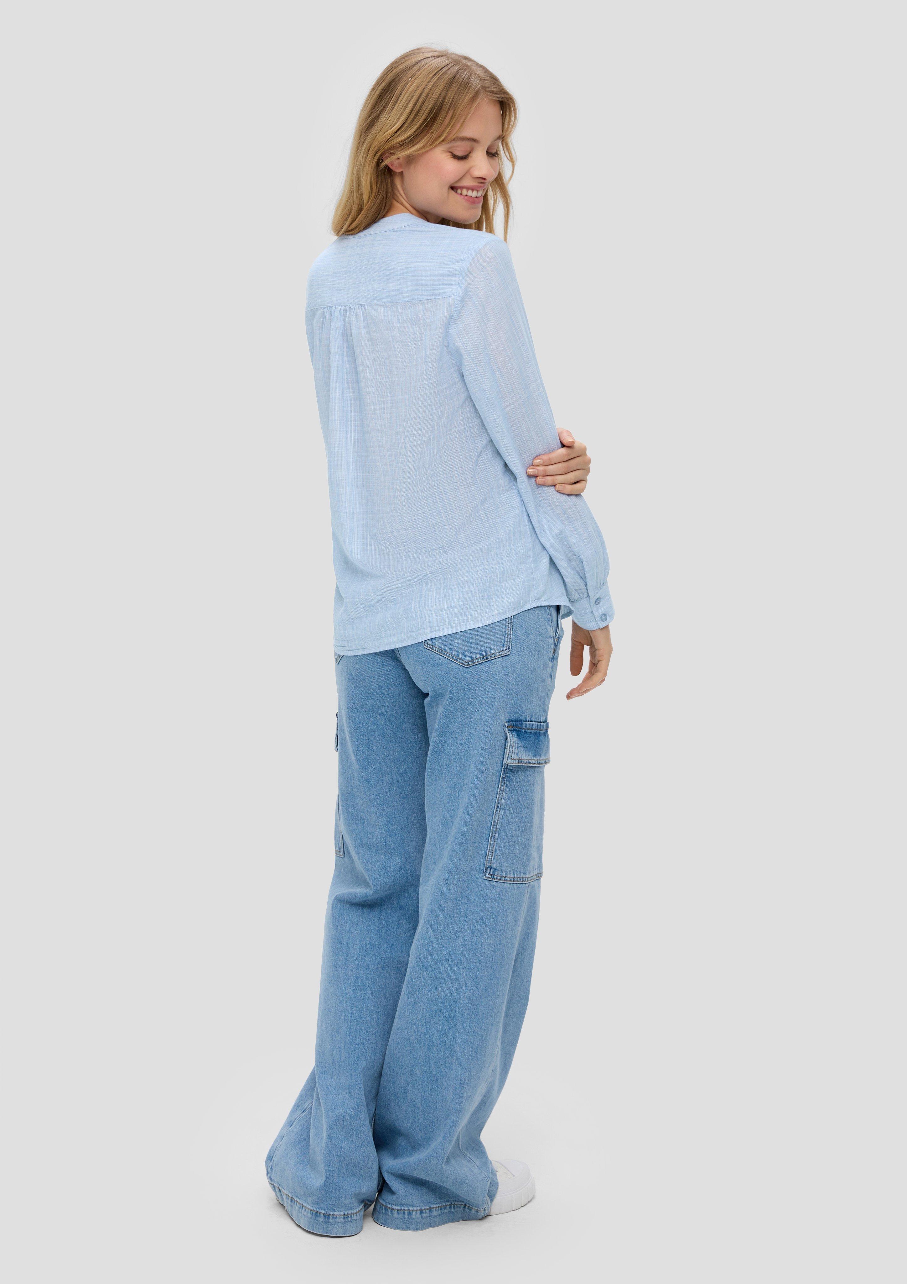 Baumwollbluse mit Raffung  2151508-50H8