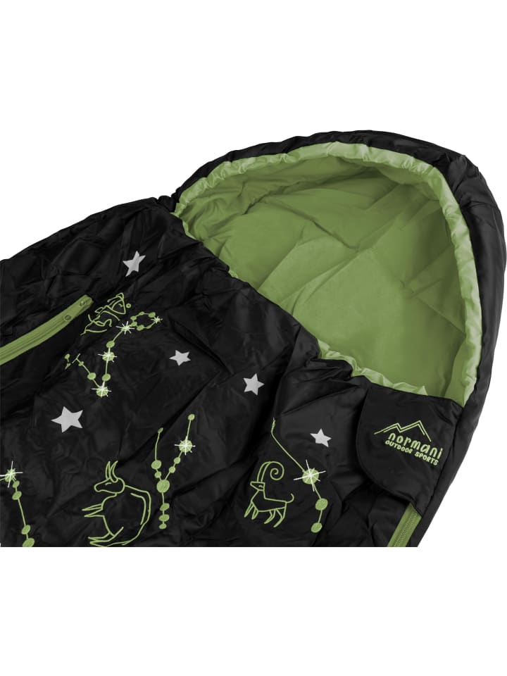 Normani Outdoor Sports Kinder Schlafsack Lavensby in Grün günstig kaufen onesize
