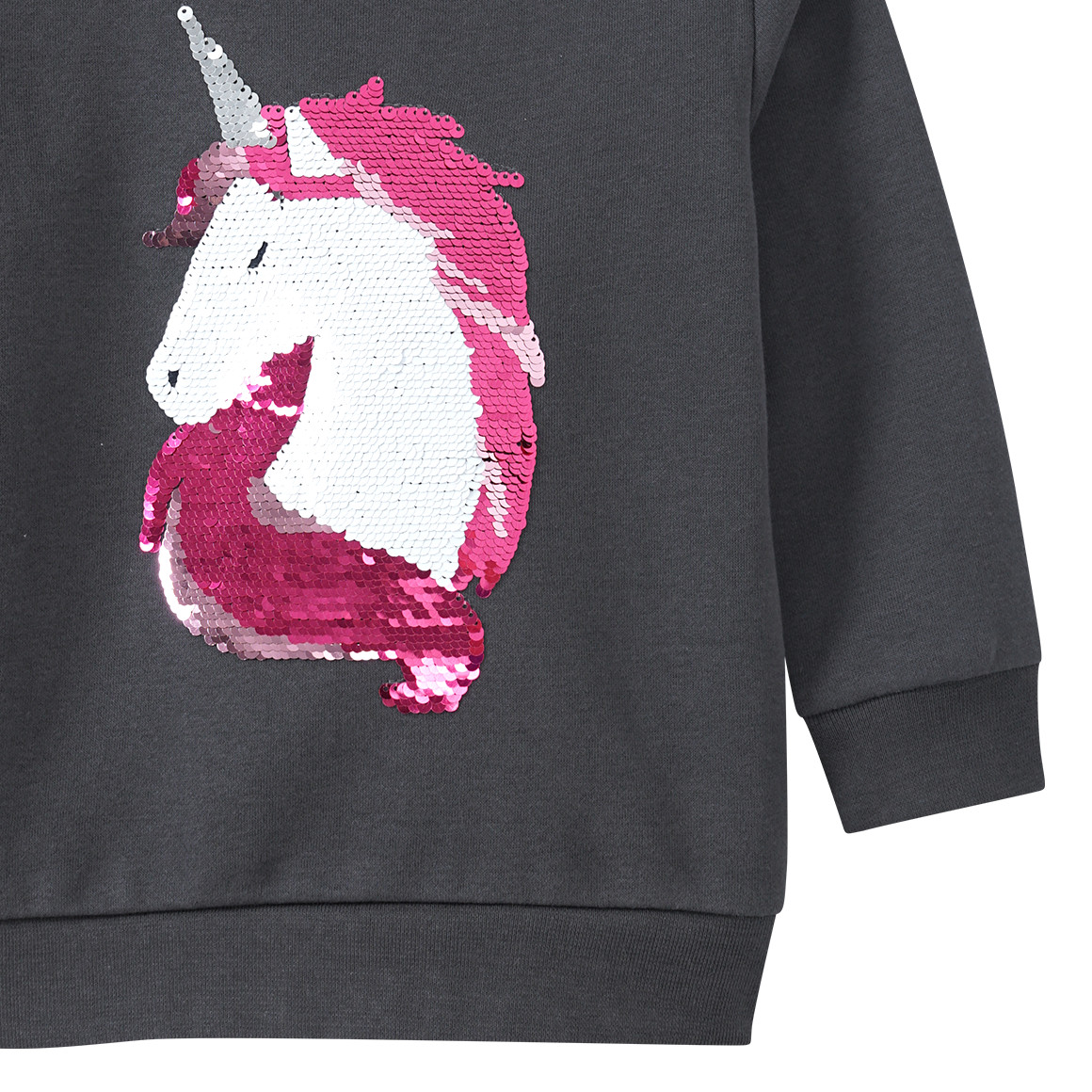Mädchen Sweatshirt mit Wendepailletten
