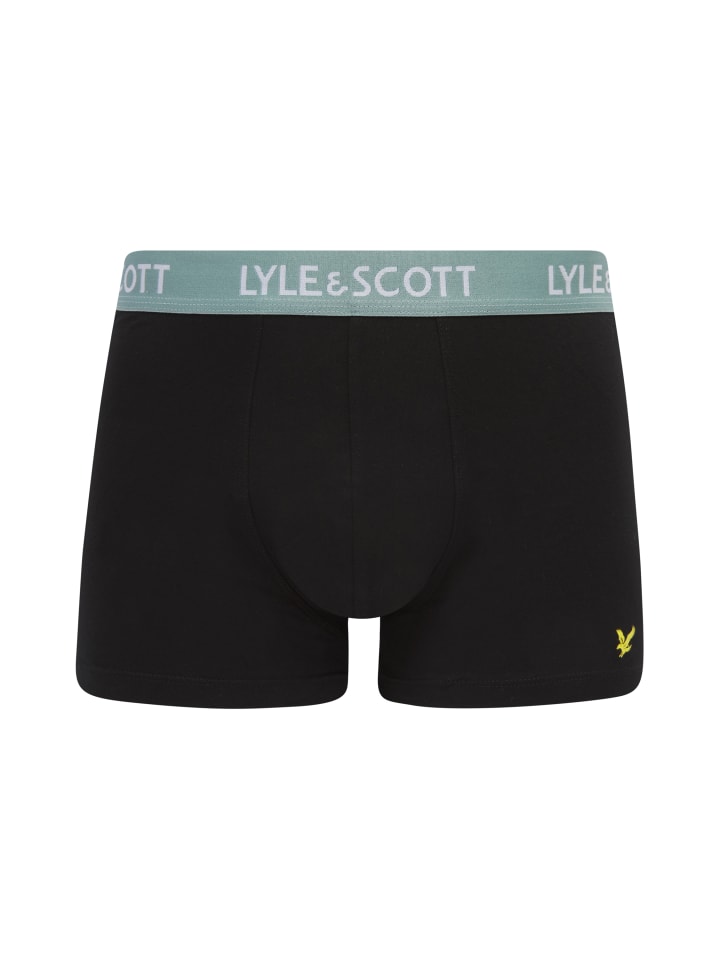 Lyle & Scott Trunks 5-Er Set in Schwarz mit mehrfarbigem Bund günstig kaufen S