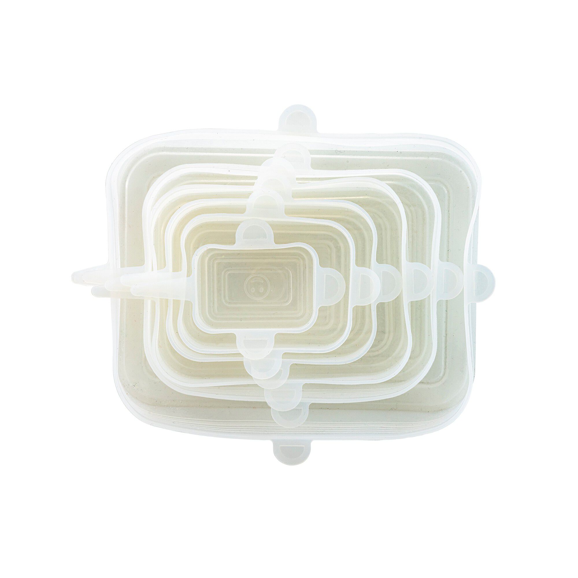 Couvercle extensible en silicone transparent