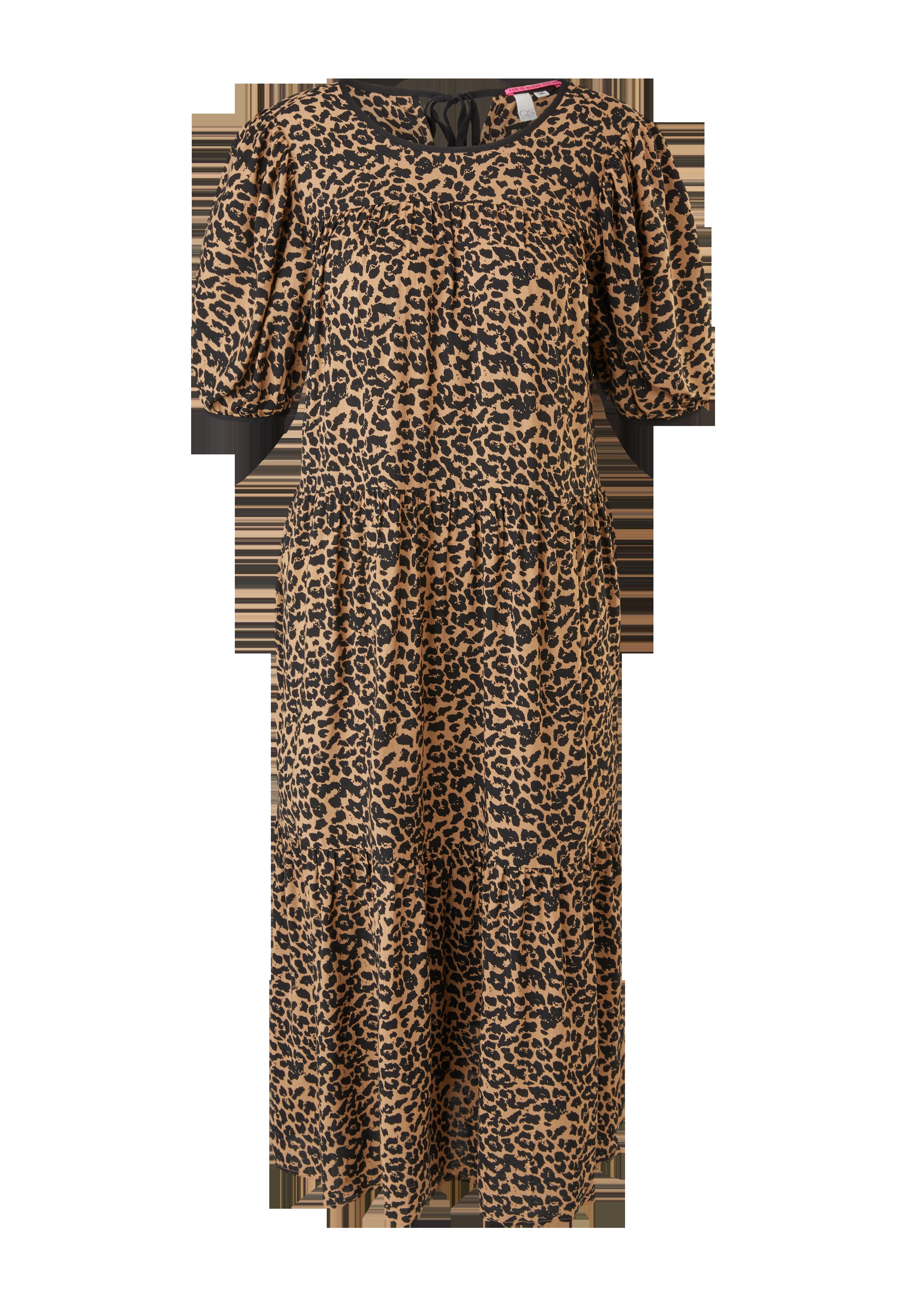 Stufenkleid mit Animalprint  2125255-84A1