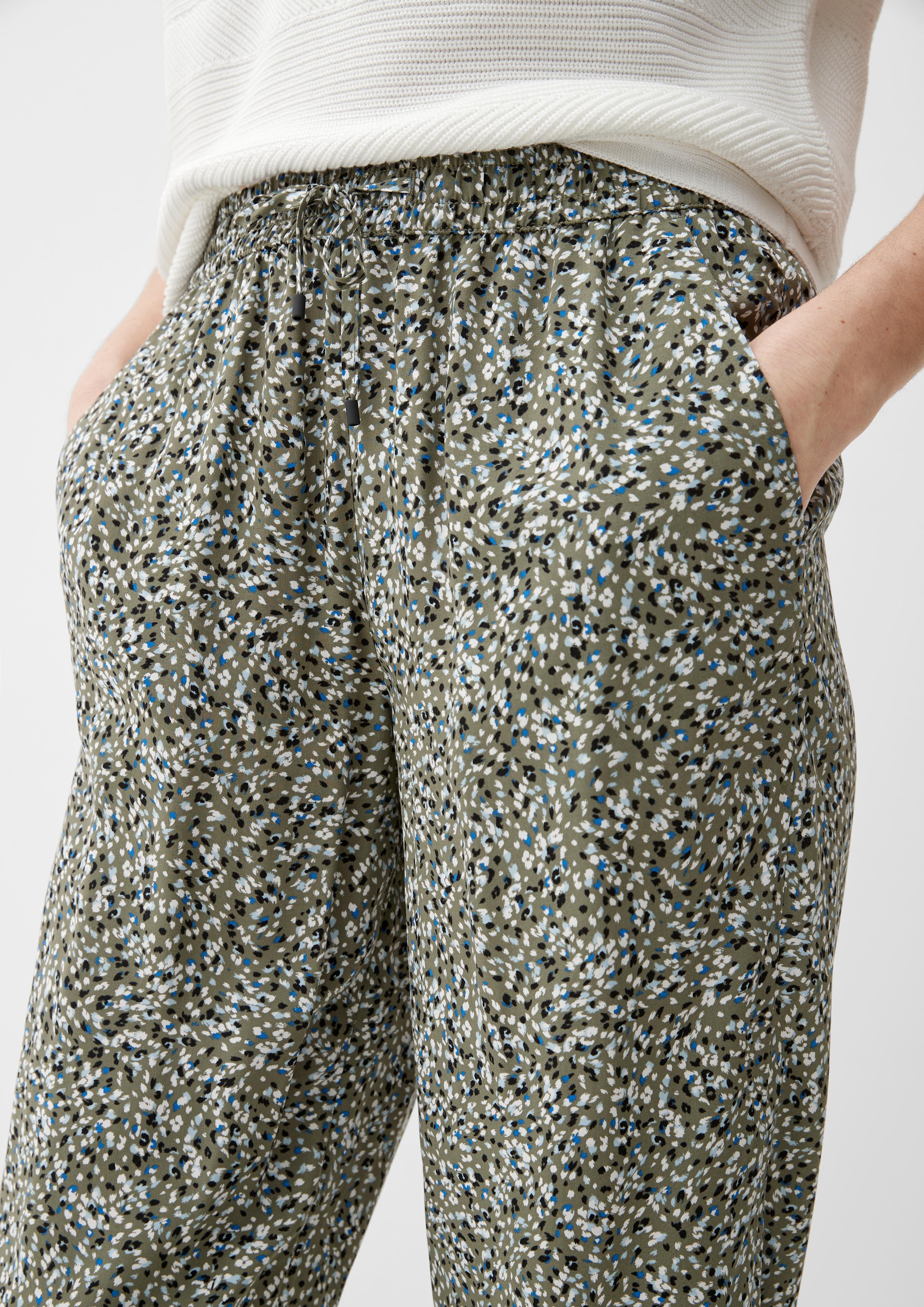 Relaxed: Hose aus reiner Viskose  2132619-79B6