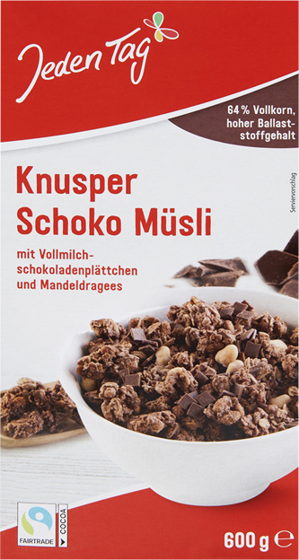 Jeden Tag Knusper-Schoko-Müsli