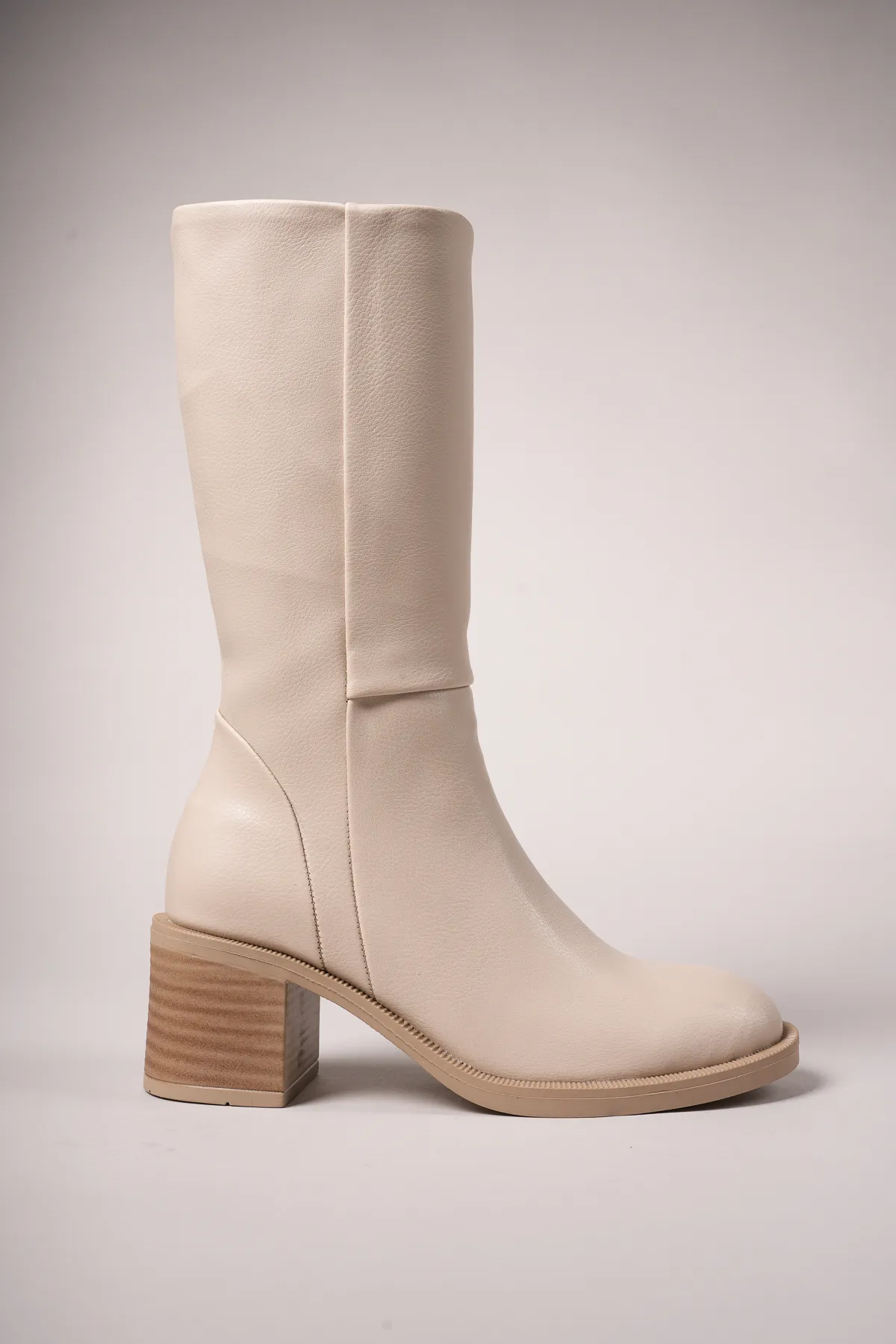 Riccon  Secmodh Damenstiefel 0012711 Beige Leder