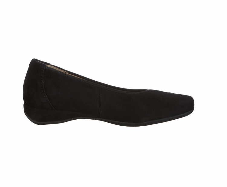 HASSIA Klassische Slipper schwarz Petra