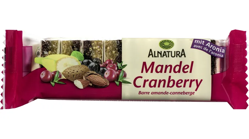 Alnatura Bio Mandel-Cranberry-Fruchtschnitte 75 g
