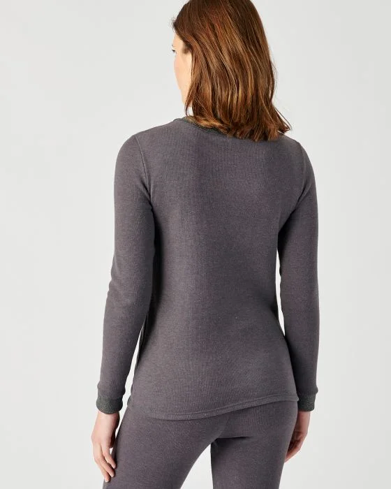 Sweat-shirt femme molleton gratté Thermolactyl Sensitive
