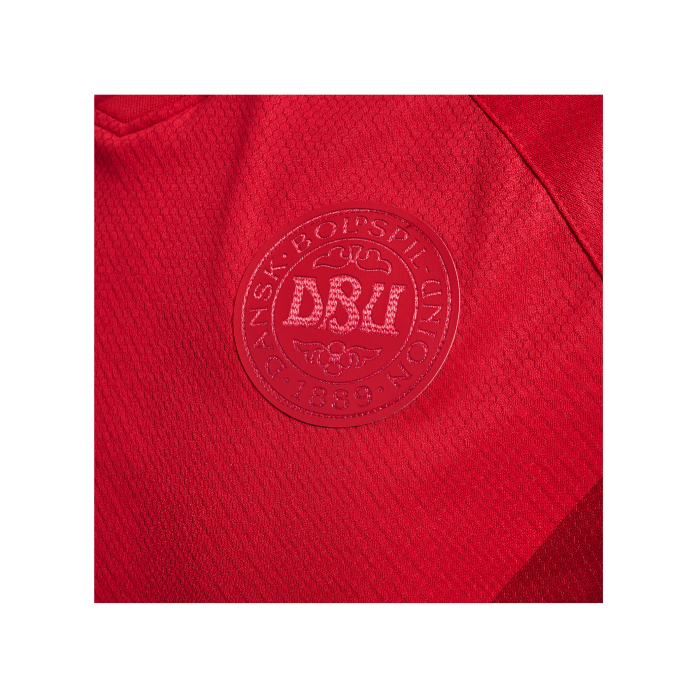 Hummel Dänemark Trikot langarm Home WM 2022 Kids Rot F3365
