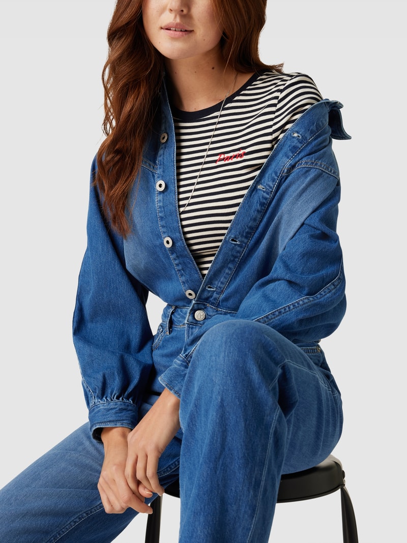 Jumpsuit mit Jeans-Optik Modell 'JADE' in jeans