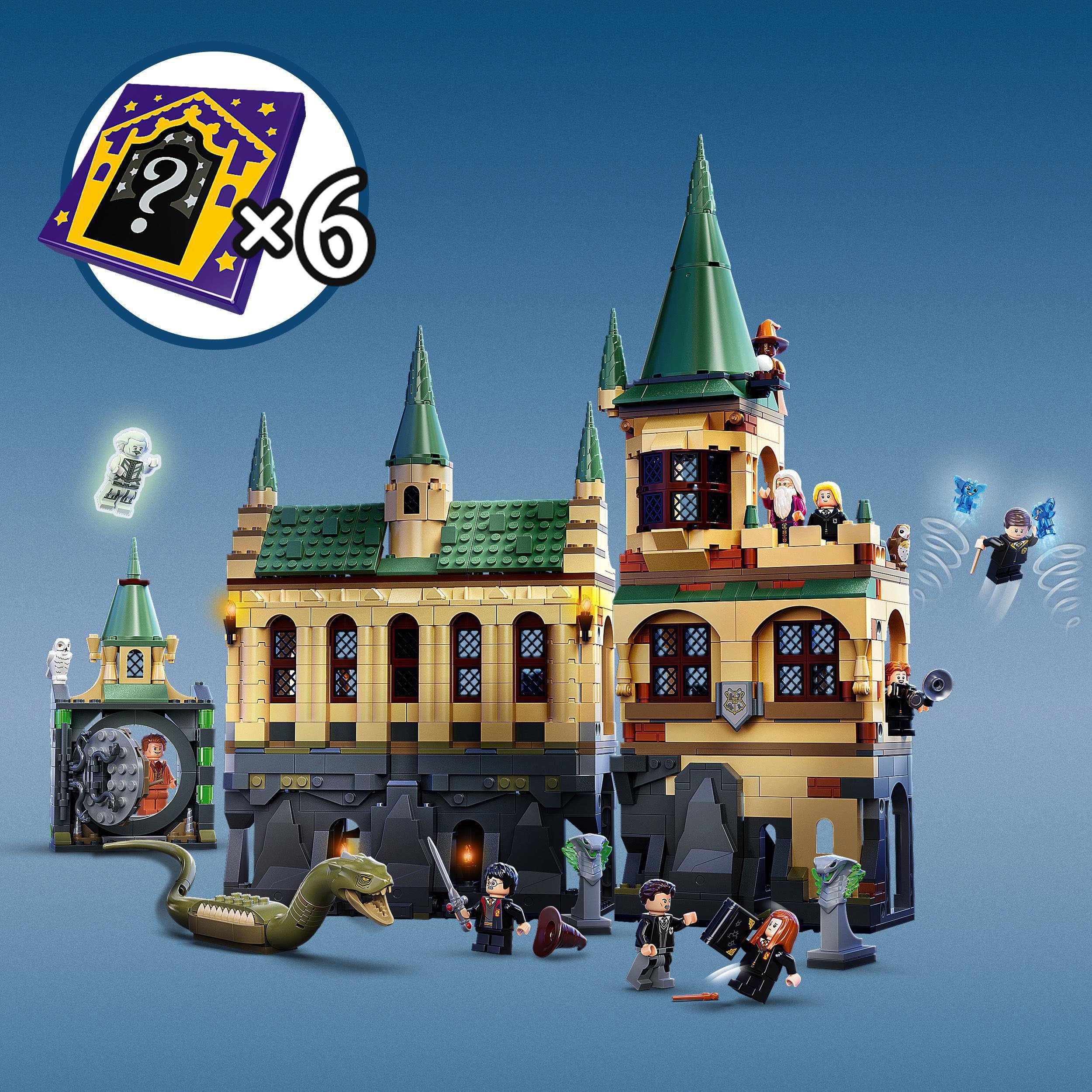LEGO® Konstruktionsspielsteine Hogwarts™ Kammer des Schreckens (76389), LEGO® Harry Potter™, (1176 St)