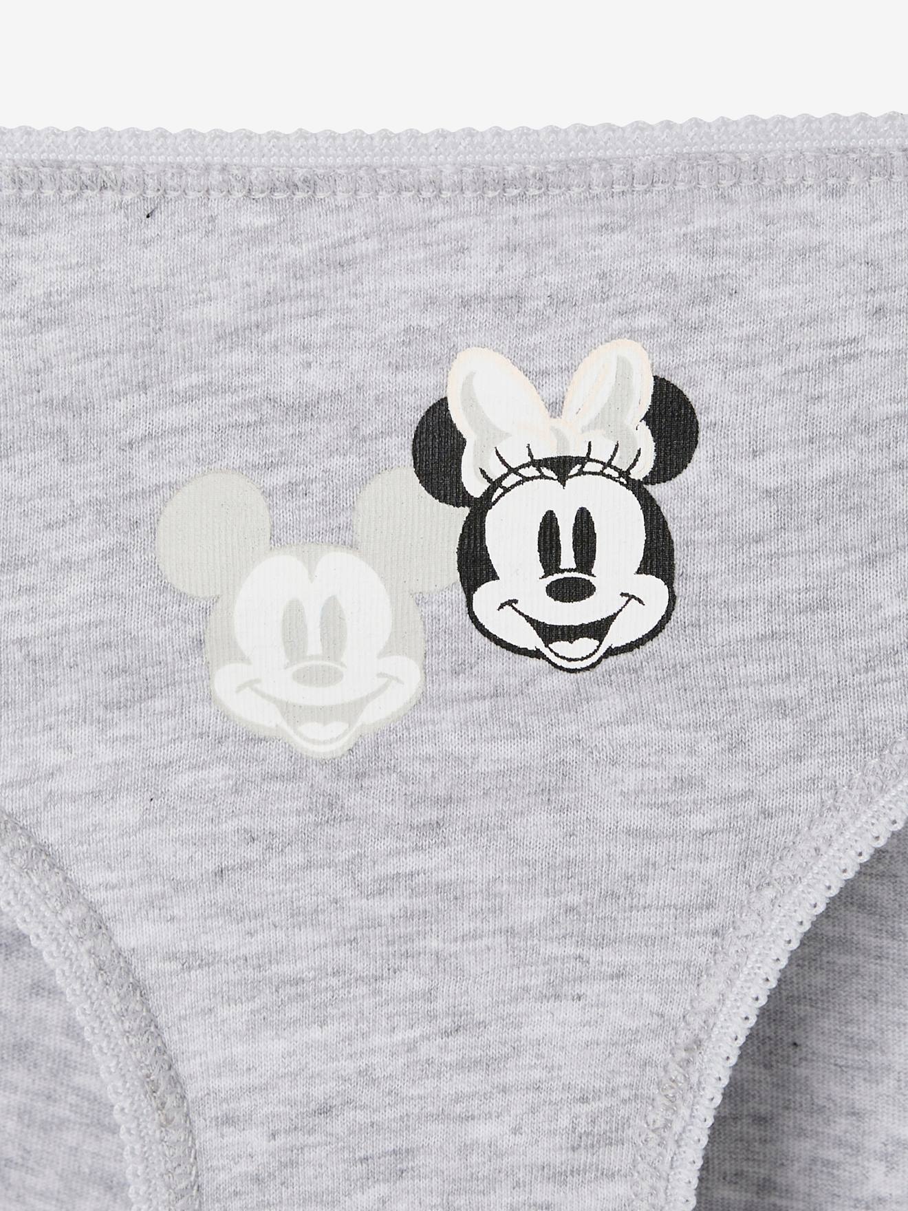 Lot de 3 culottes DS Minnie® gris/blanc aop