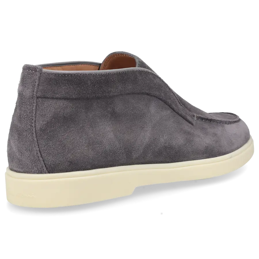 Santoni - Stiefeletten DESERT BOOT Veloursleder - grau
