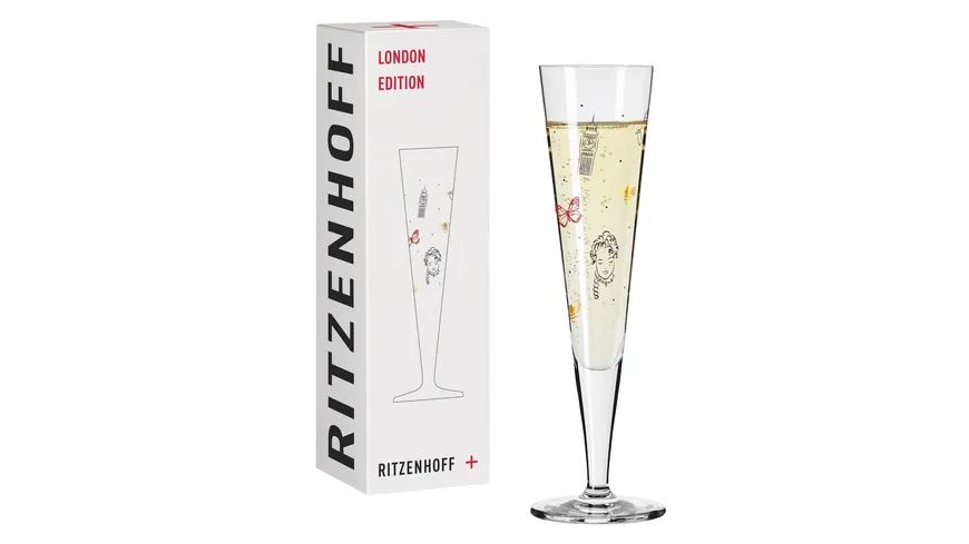 RITZENHOFF Champusglas London Edition von Ana Vasconcelos H23 Mehrfarbig