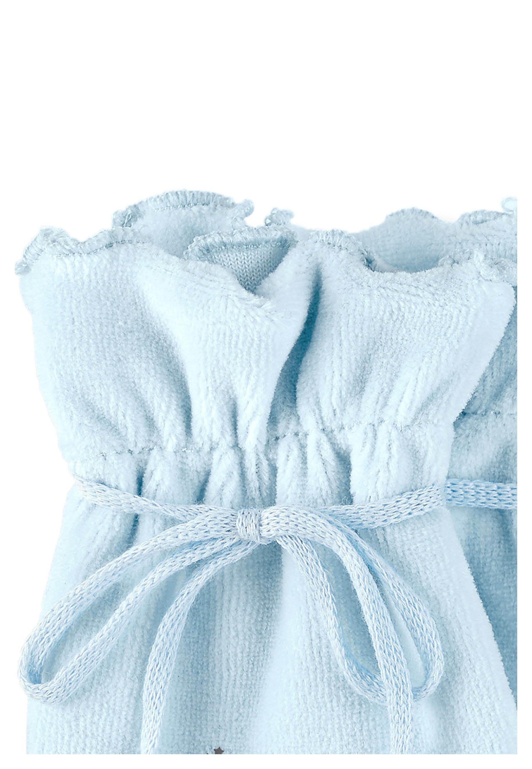 Kratzfäustlinge Baby aus weichem Nickimaterial uni