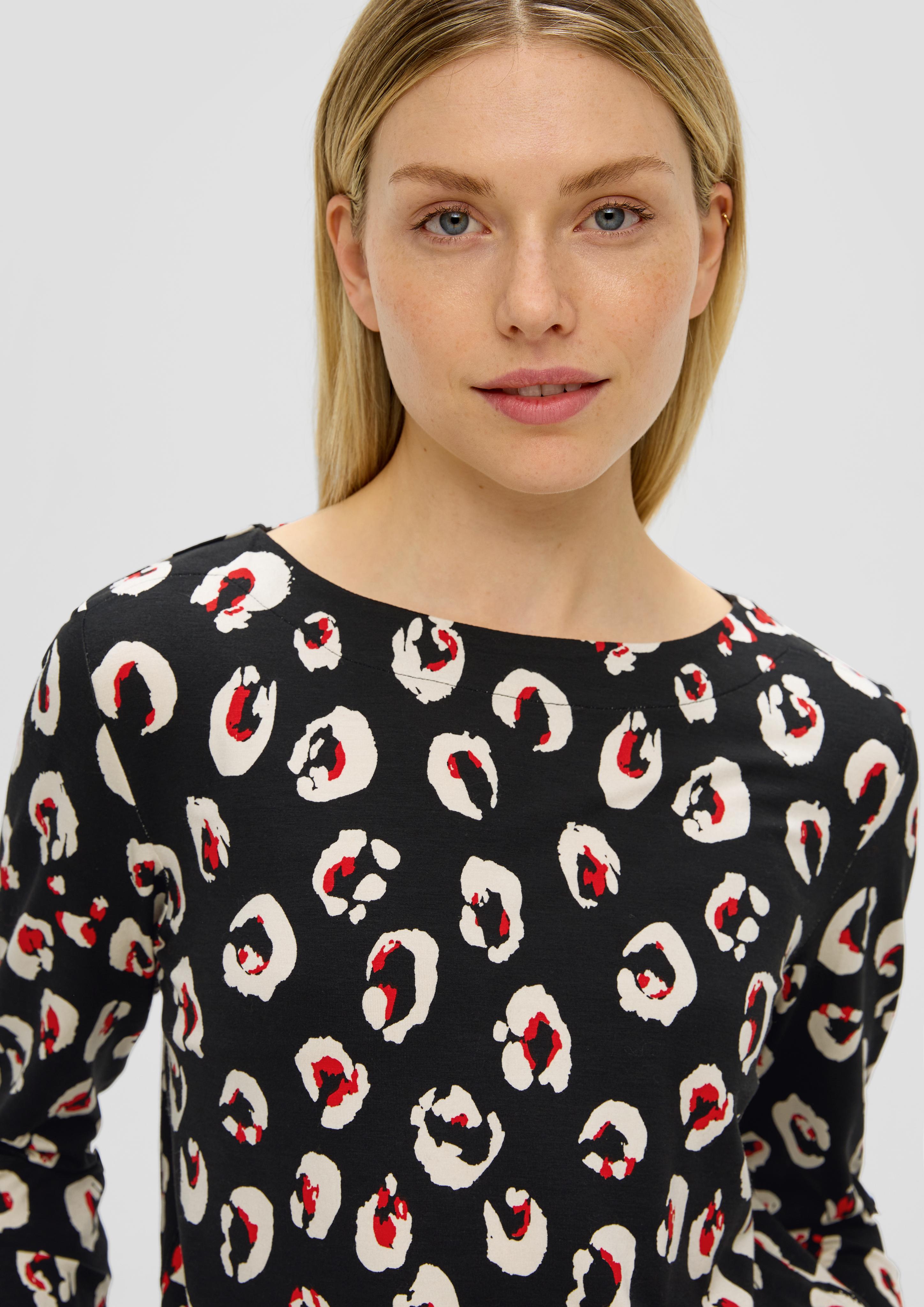 Longsleeve aus Viskosestretch  2139664-99A1