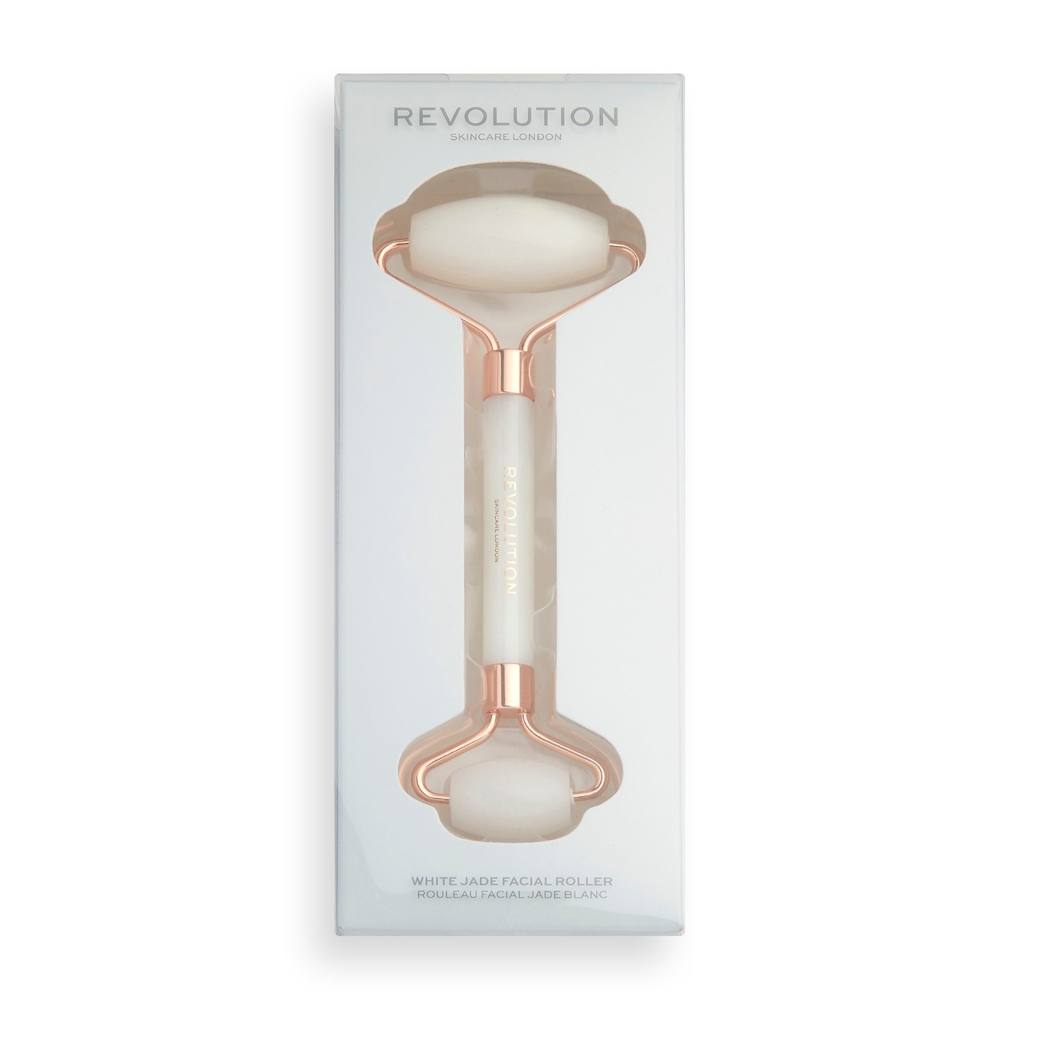 Jade Facial Roller - White