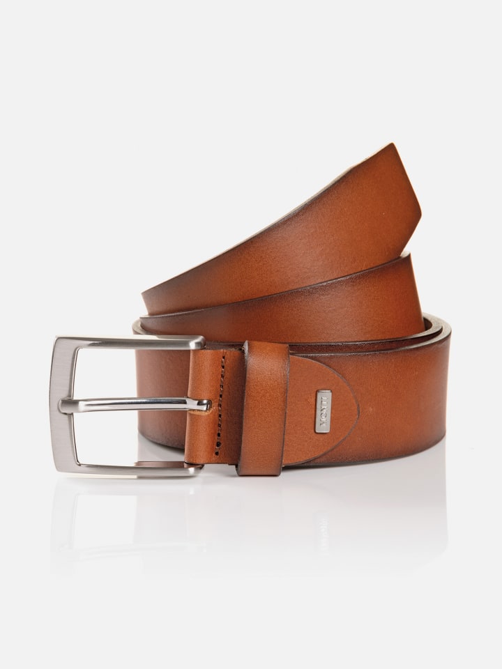 Monti Ledergürtel TUSTON in cognac uni günstig kaufen