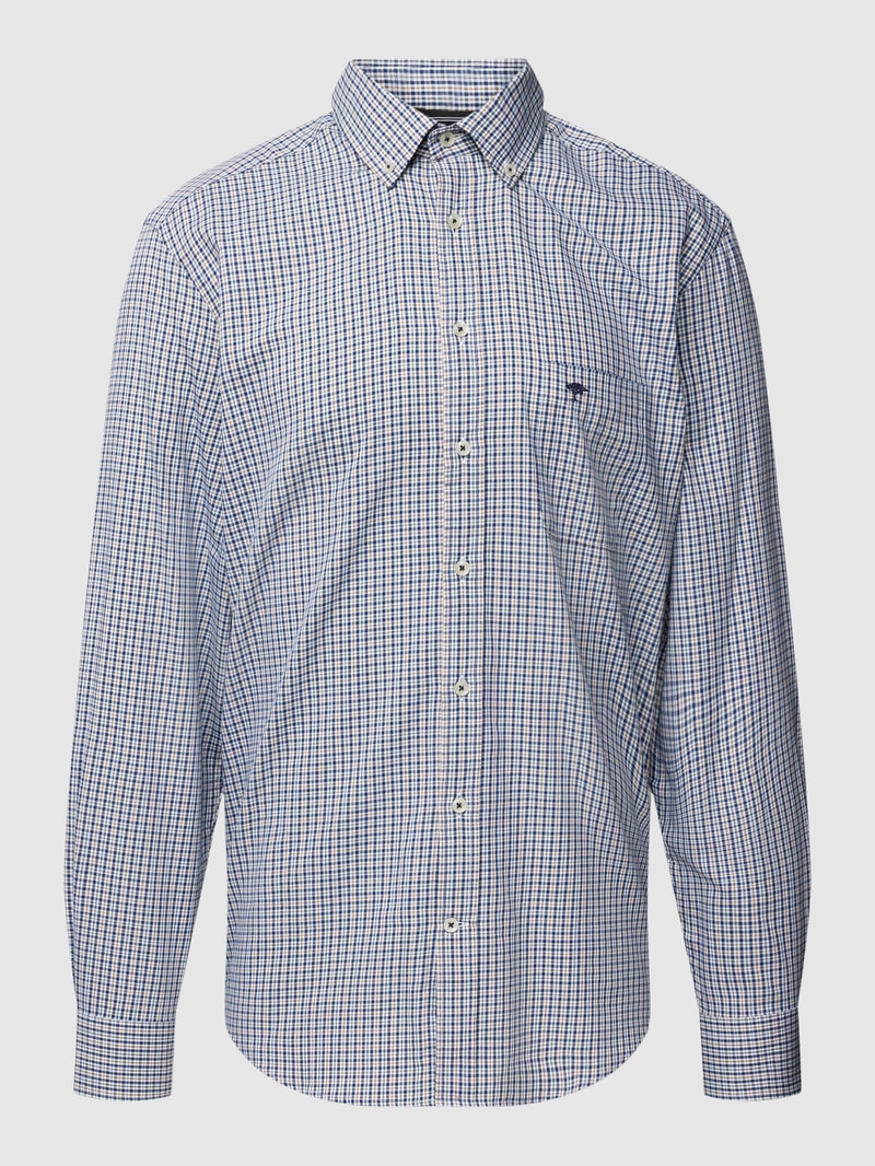 Regular Fit Freizeithemd mit Button-Down-Kragen in lindgrün