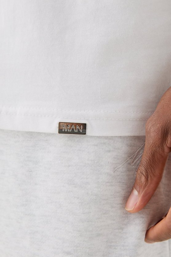 Oversize T-Shirt mit halben Ärmeln