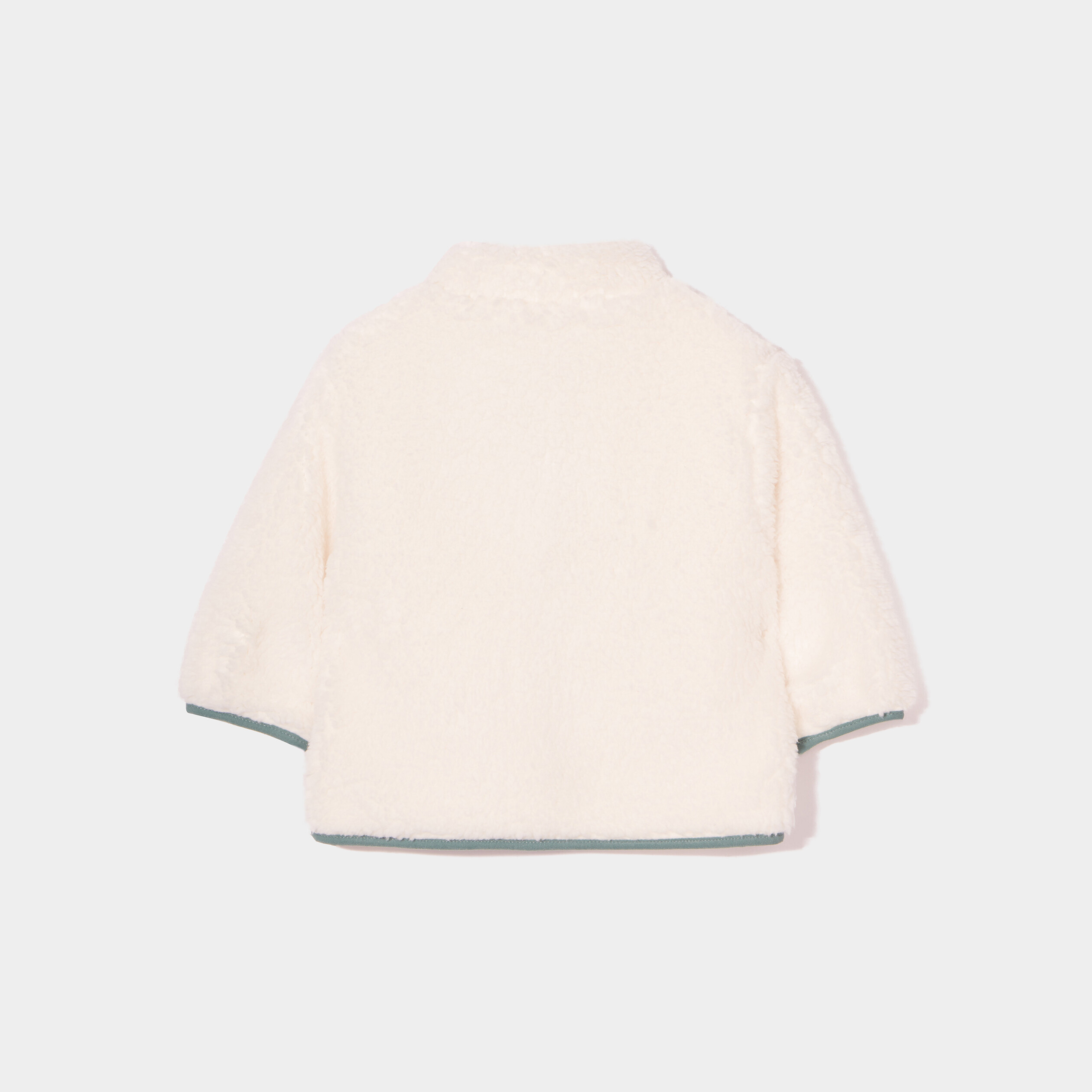 Gilet imitation laine de mouton Creeks blanc bébé garçon | La Halle