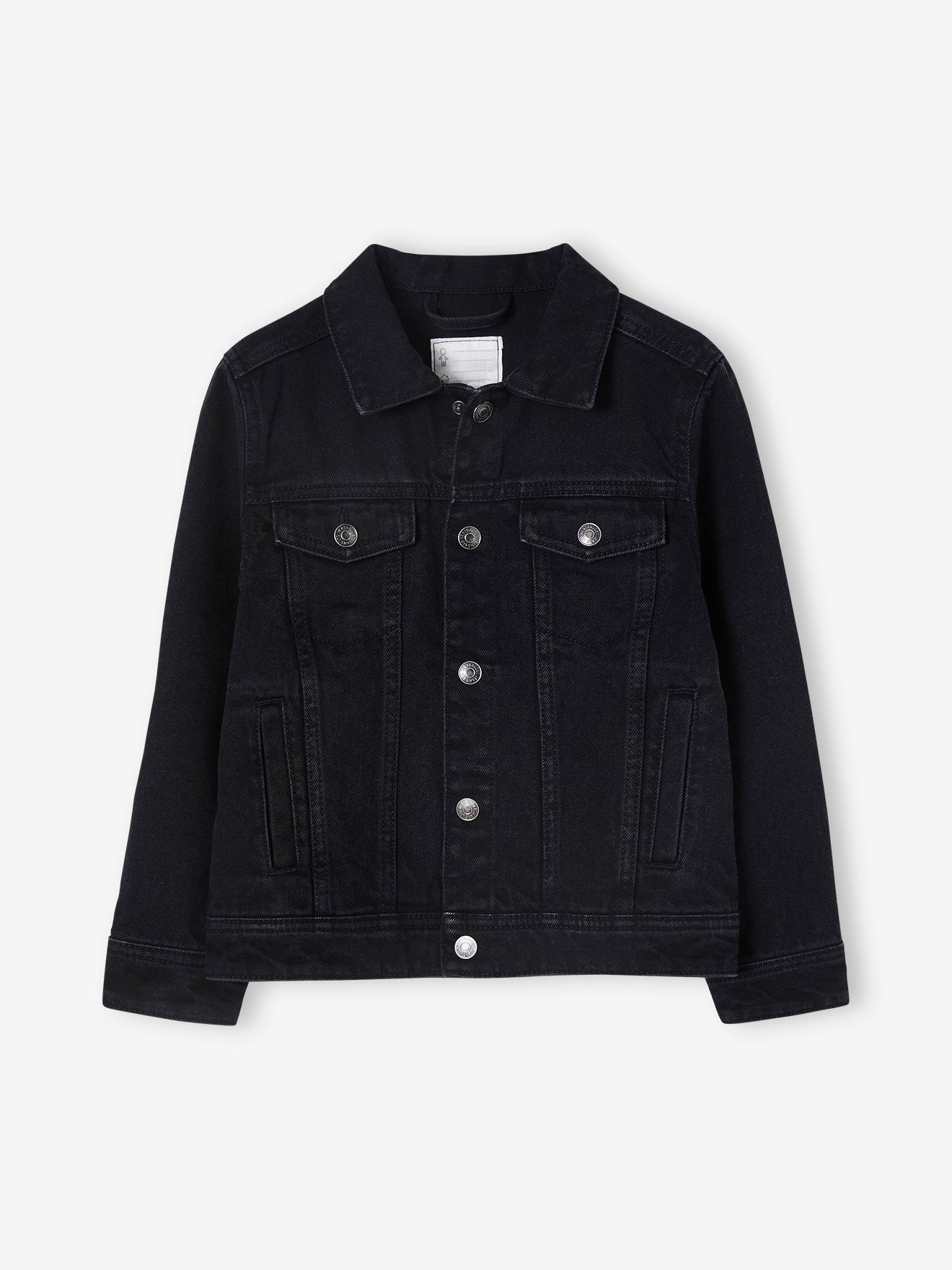 Veste en jean personnalisable garçon denim waterless stone