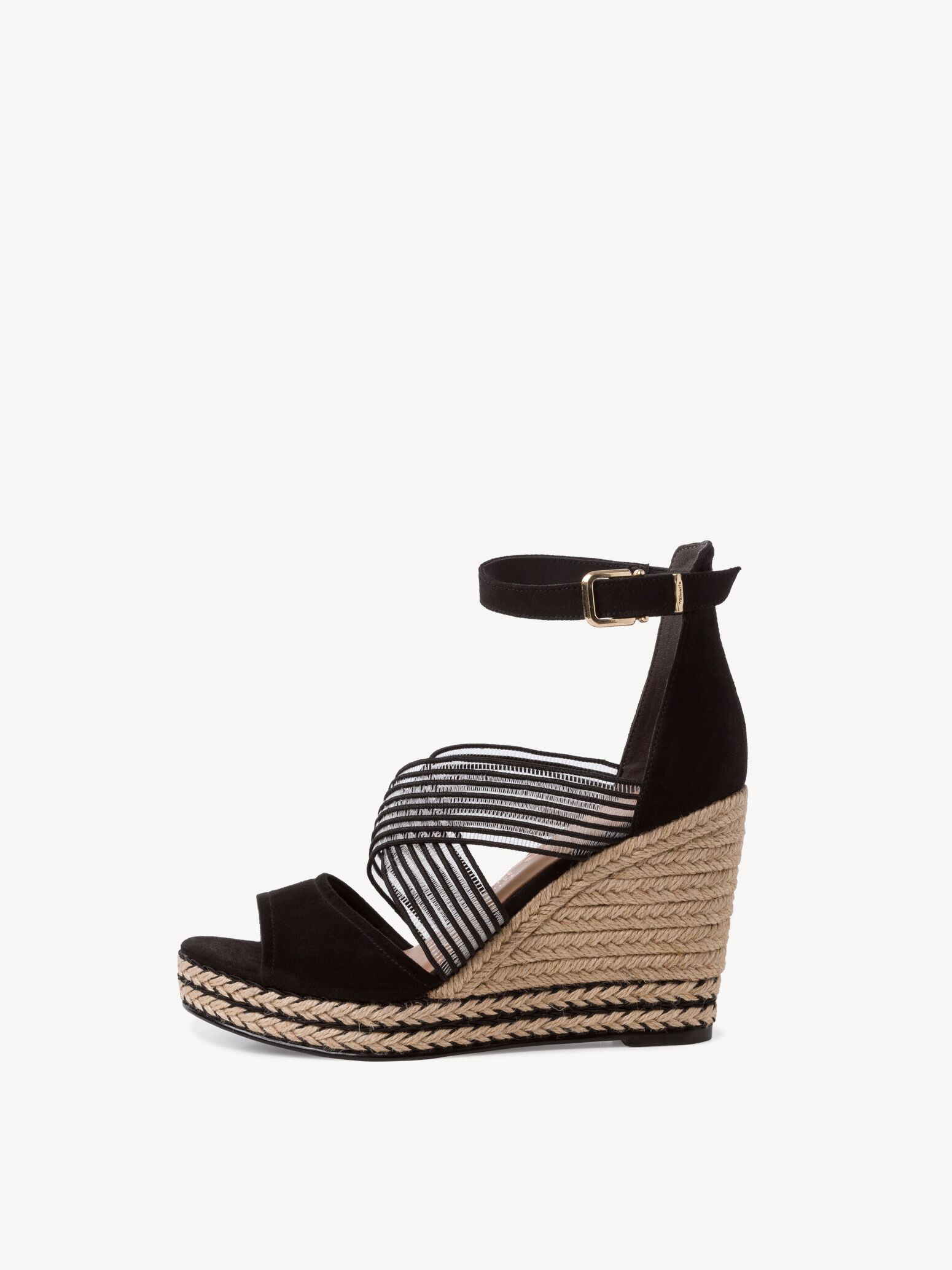 Sandale à talon - noir