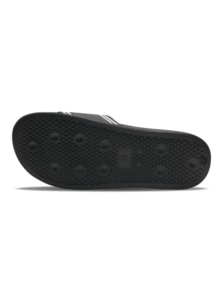 Hummel Hummel Badelatschen Pool Slide Erwachsene in BLACK/WHITE günstig kaufen 38